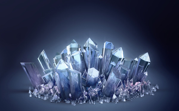 钻石水晶矿石